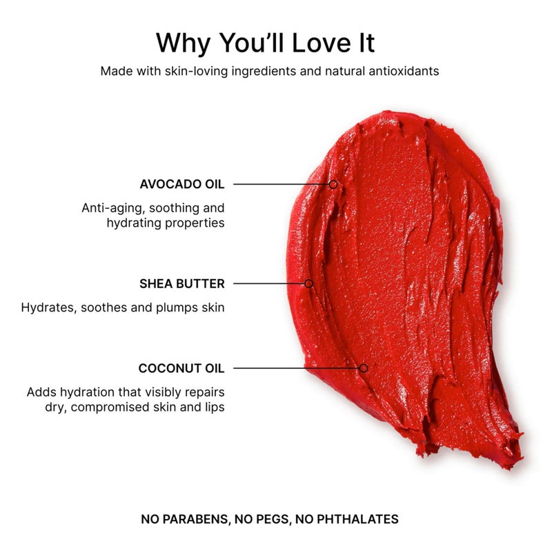 Jillian Dempsey Cheek Tint: Natural Cream Blush, Easy to Blend Makeup with Nourishing, Lasting Color I Scarlet - Image 5